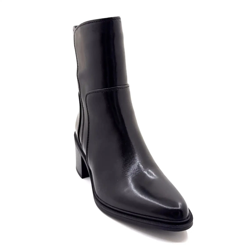 Regarde Le Ciel Elettra 03 Cuir Noir Ivoire Chaussures