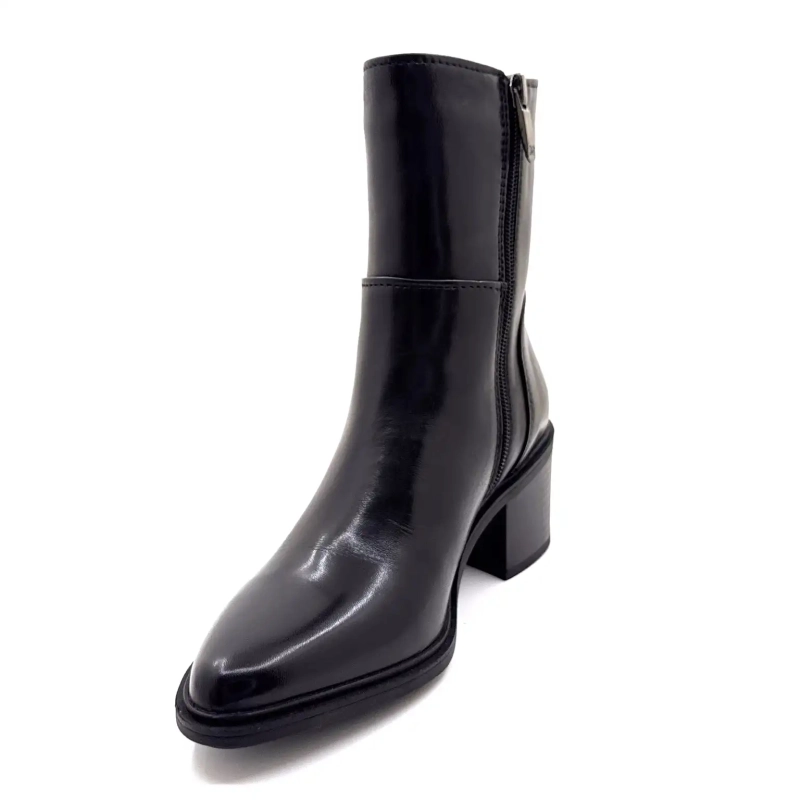 Regarde Le Ciel Elettra 03 Cuir Noir Ivoire Chaussures