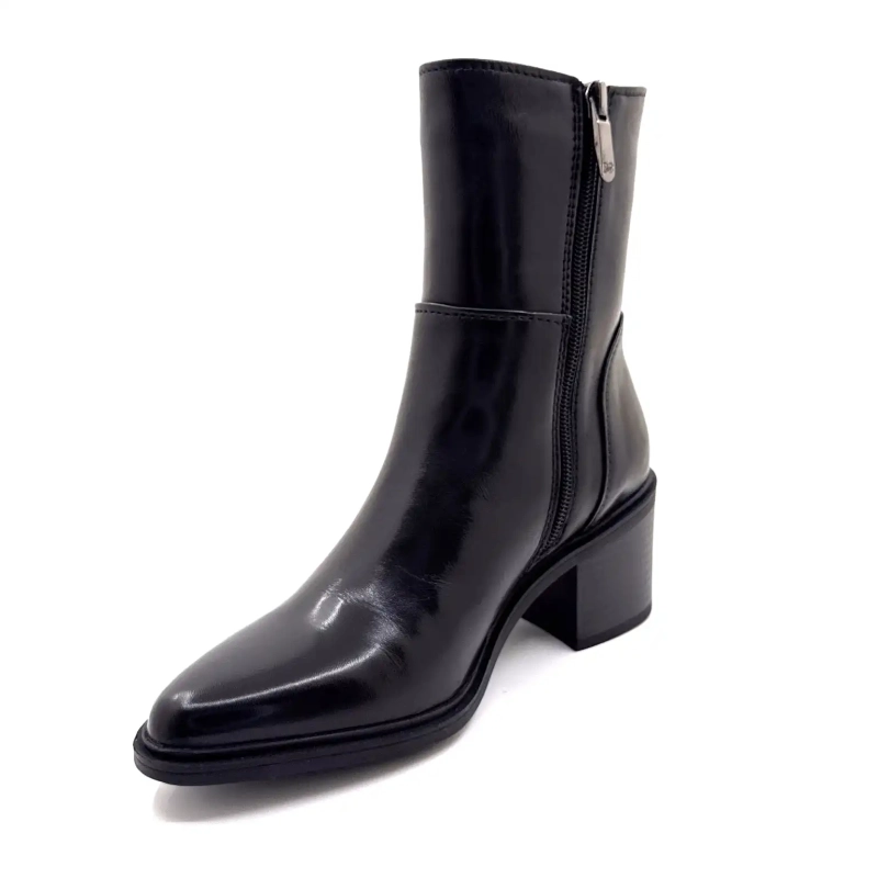 Regarde Le Ciel Elettra 03 Cuir Noir Ivoire Chaussures