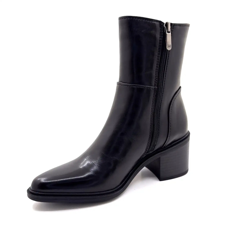 Regarde Le Ciel Elettra 03 Cuir Noir Ivoire Chaussures