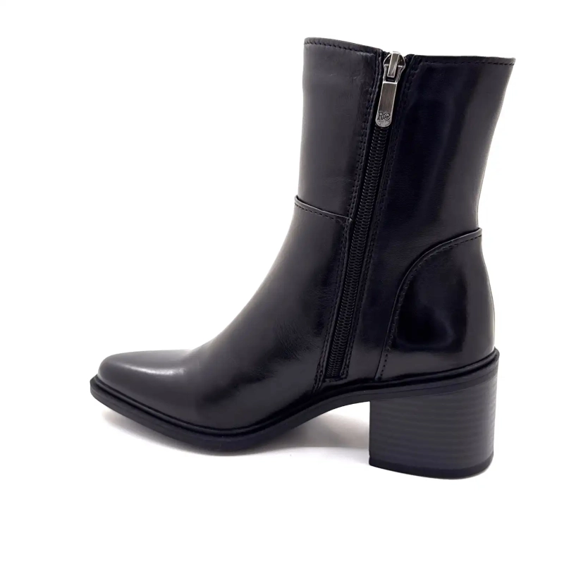 Regarde Le Ciel Elettra 03 Cuir Noir Ivoire Chaussures