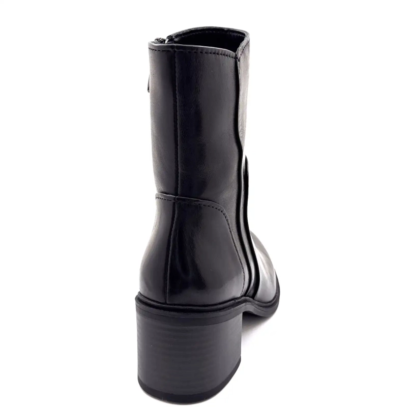 Regarde Le Ciel Elettra 03 Cuir Noir Ivoire Chaussures