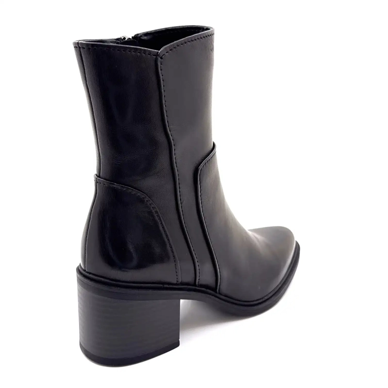 Regarde Le Ciel Elettra 03 Cuir Noir Ivoire Chaussures