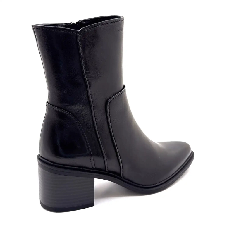 Regarde Le Ciel Elettra 03 Cuir Noir Ivoire Chaussures