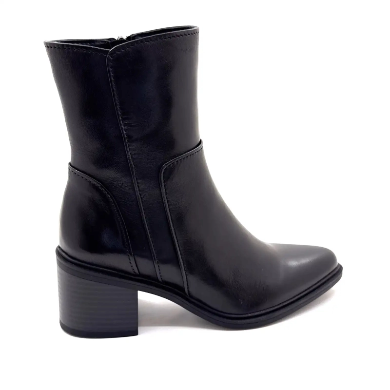 Regarde Le Ciel Elettra 03 Cuir Noir Ivoire Chaussures