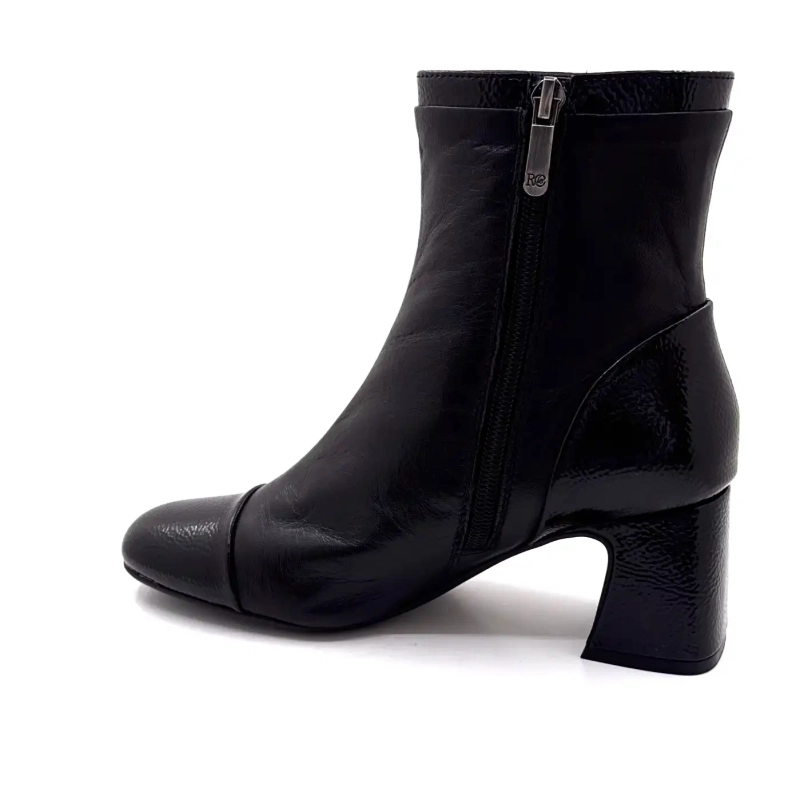 Mira el cielo Mya 01 Cuero Negro Ivoire Chaussures
