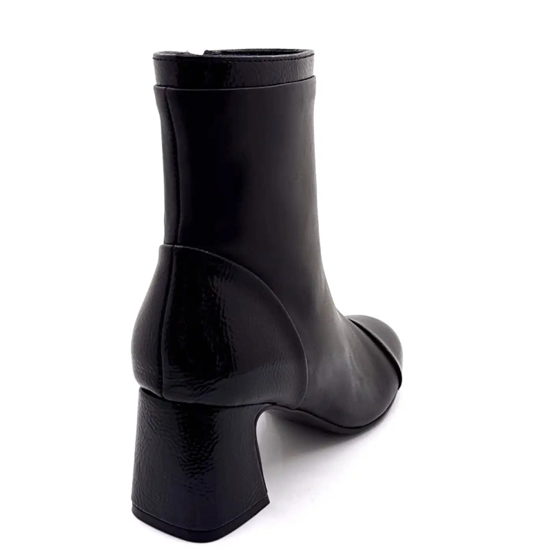 Se på himmelen Mya 01 svart skinn Ivoire Chaussures