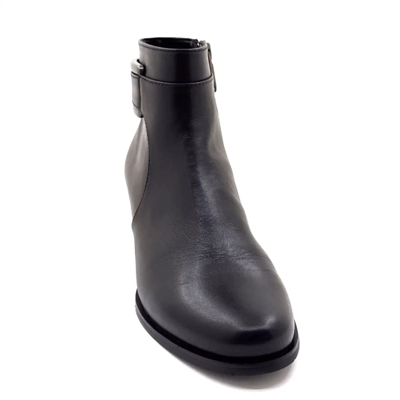 Regarde Le Ciel Jolene 27 Cuir Noir Ivoire Chaussures