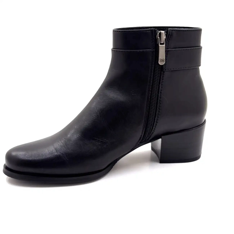 Regarde Le Ciel Jolene 27 Cuir Noir Ivoire Chaussures