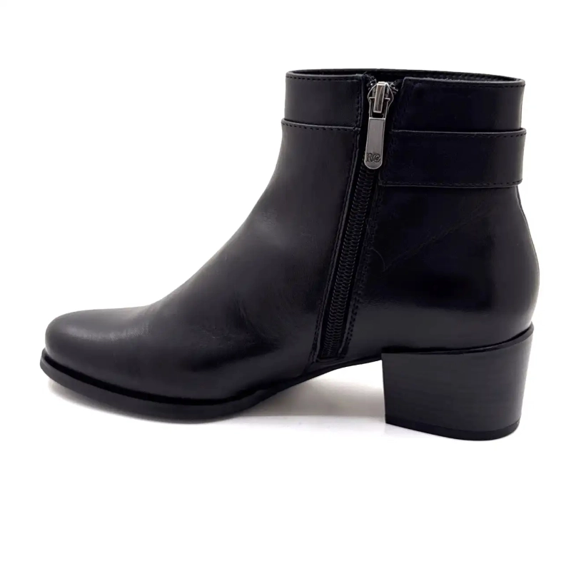 Regarde Le Ciel Jolene 27 Cuir Noir Ivoire Chaussures