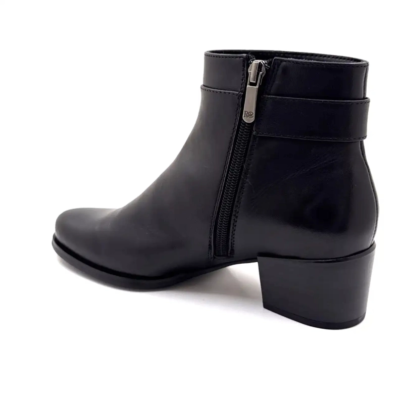 Regarde Le Ciel Jolene 27 Cuir Noir Ivoire Chaussures