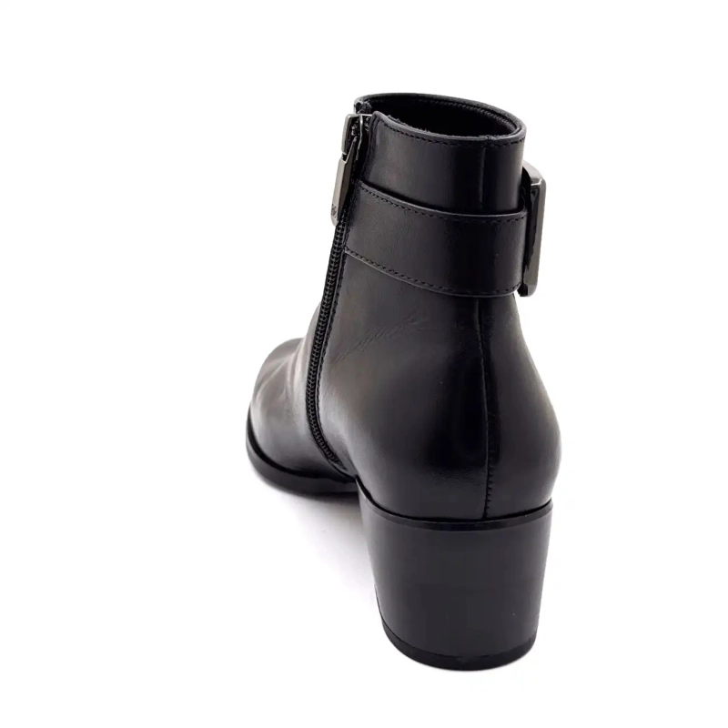 Regarde Le Ciel Jolene 27 Cuir Noir Ivoire Chaussures