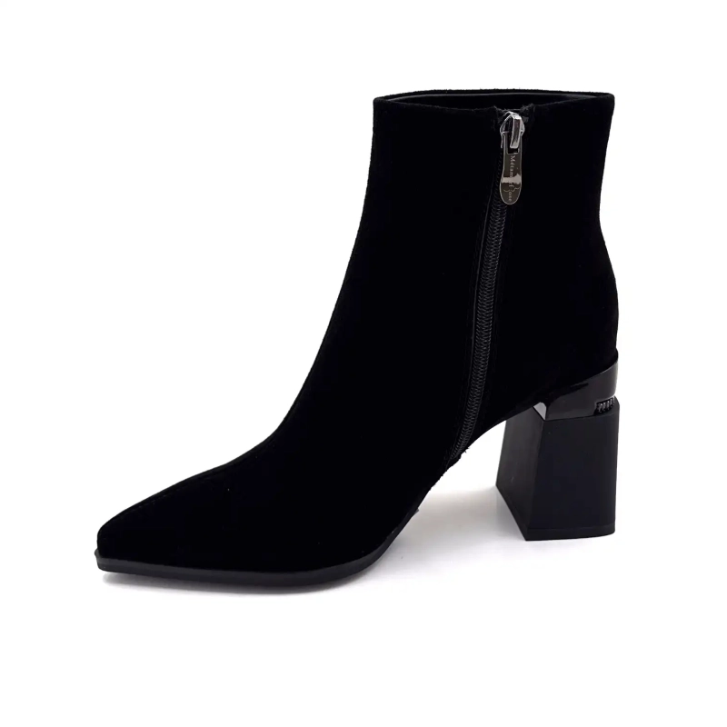 Métamorfose Valodrome Daim Noir Ivoire Chaussures