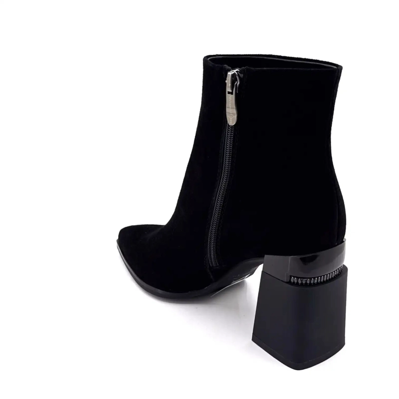 Metamorphosis Valodroma svart mocka Ivoire Chaussures