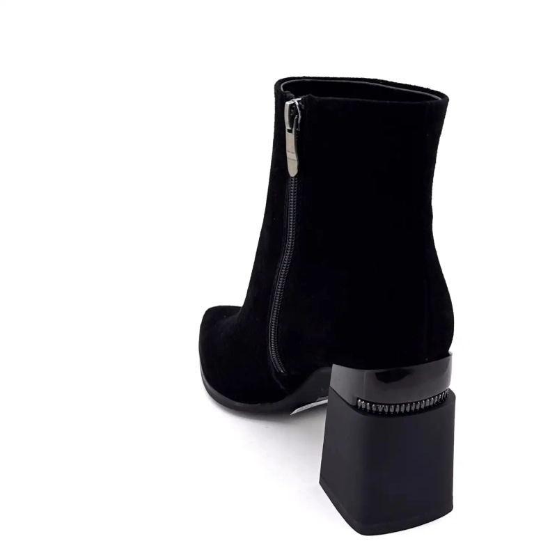 Métamorfose Valodrome Daim Noir Ivoire Chaussures