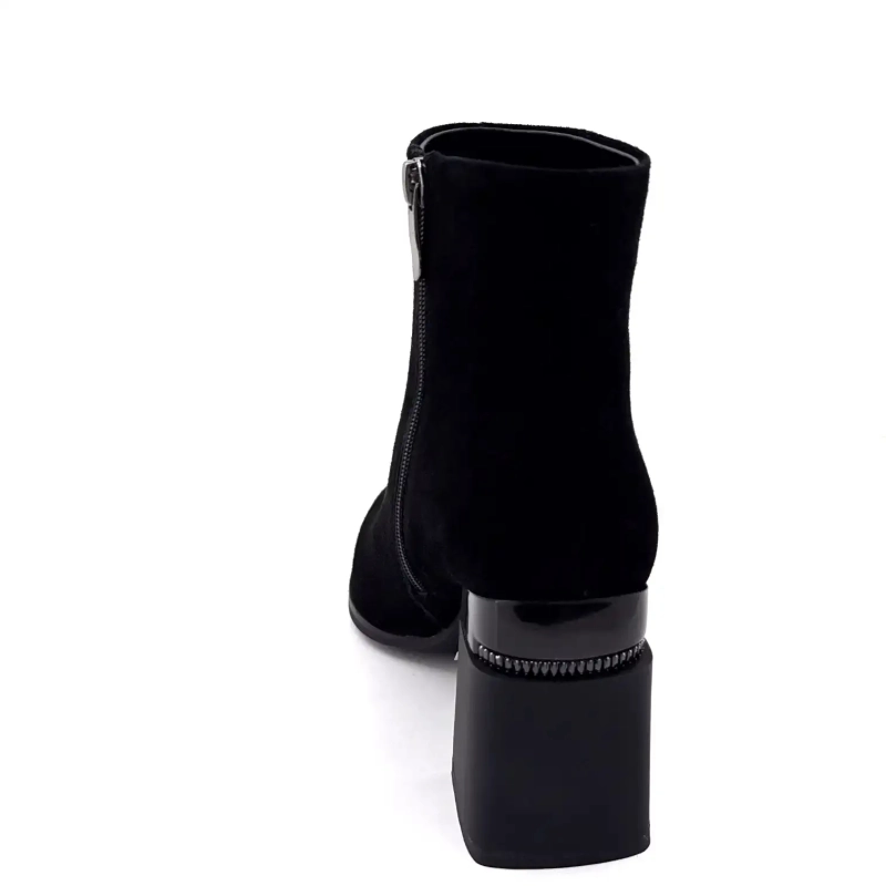 Métamorfose Valodrome Daim Noir Ivoire Chaussures