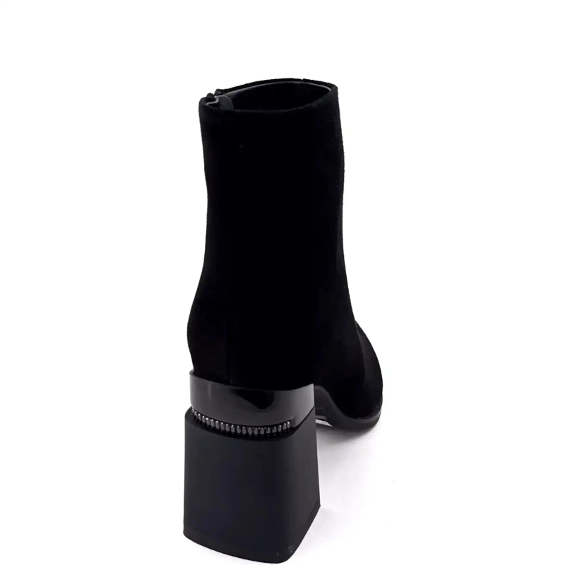 Metamorfose Valodroma Camurça Preta Ivoire Chaussures