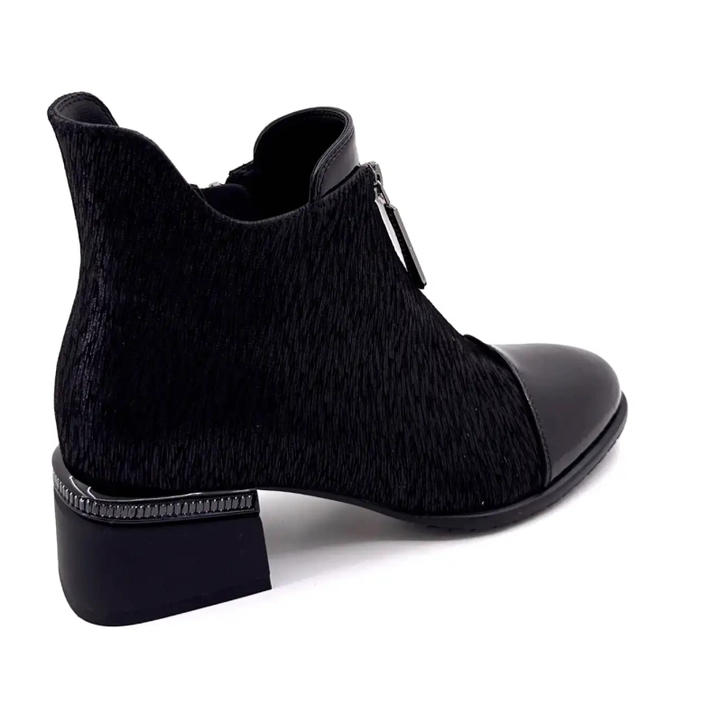 Metamorfose Vanina Piel de Ante Negra Ivoire Chaussures