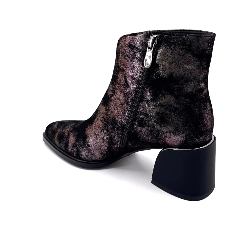 Metamorphose Vahe Leather Suede Zwart Brons Ivoire Chaussures