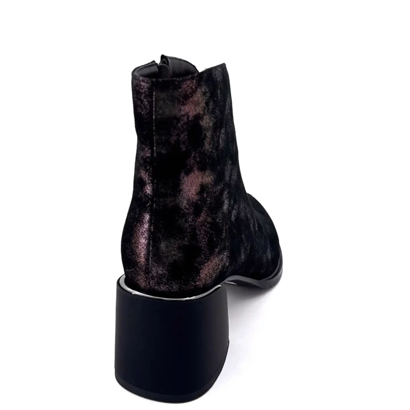 Metamorphose Vahe Leather Suede Black Bronze Ivoire Chaussures