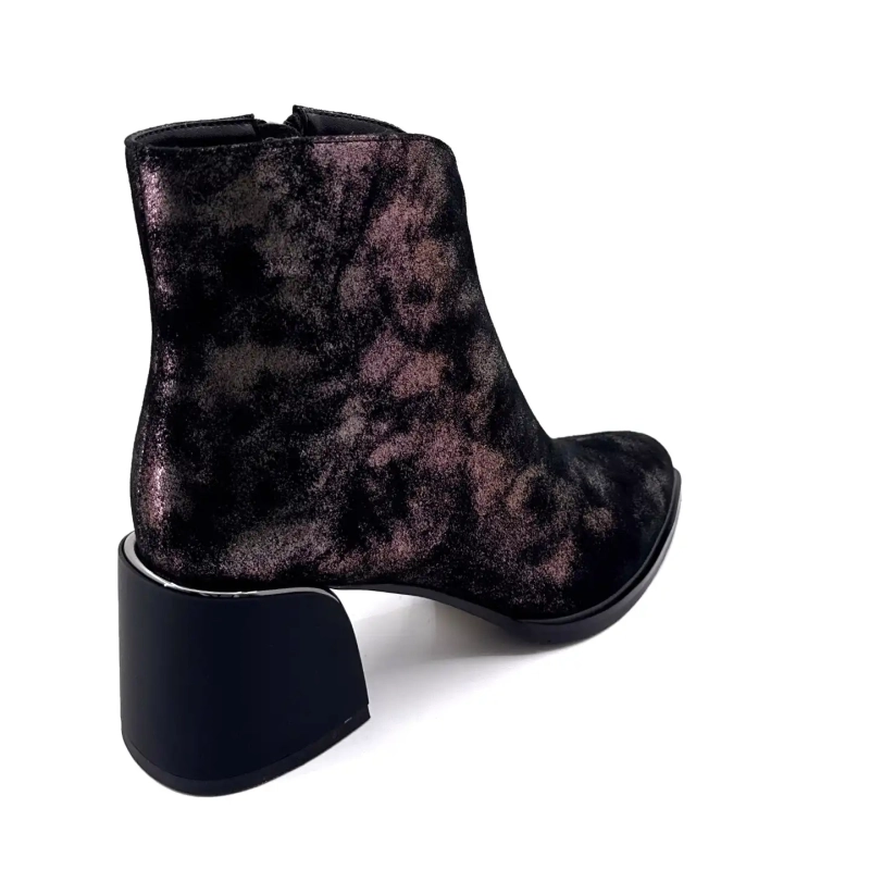 Metamorphose Vahe Leather Suede Zwart Brons Ivoire Chaussures