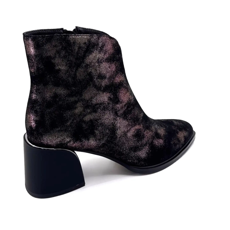 Metamorphose Vahe bőr velúr fekete bronz Ivoire Chaussures