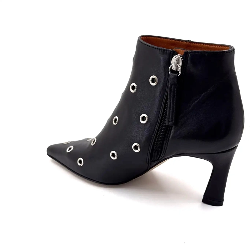 Angel Alarcon 25558 Μαύρο Δέρμα Ivoire Chaussures