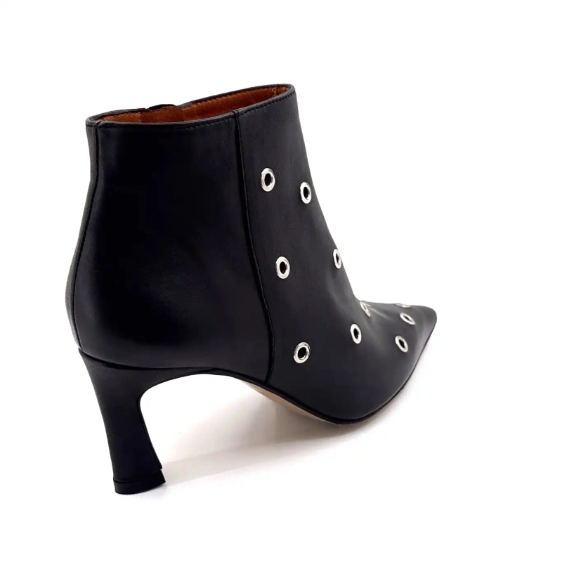 Angel Alarcon 25558 Μαύρο Δέρμα Ivoire Chaussures