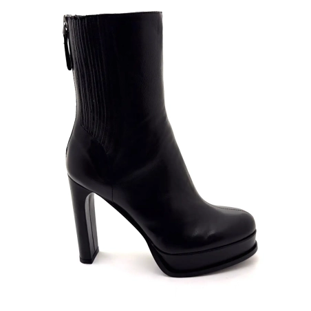 Chantal 2817-326 Svart Lær Ivoire Chaussures