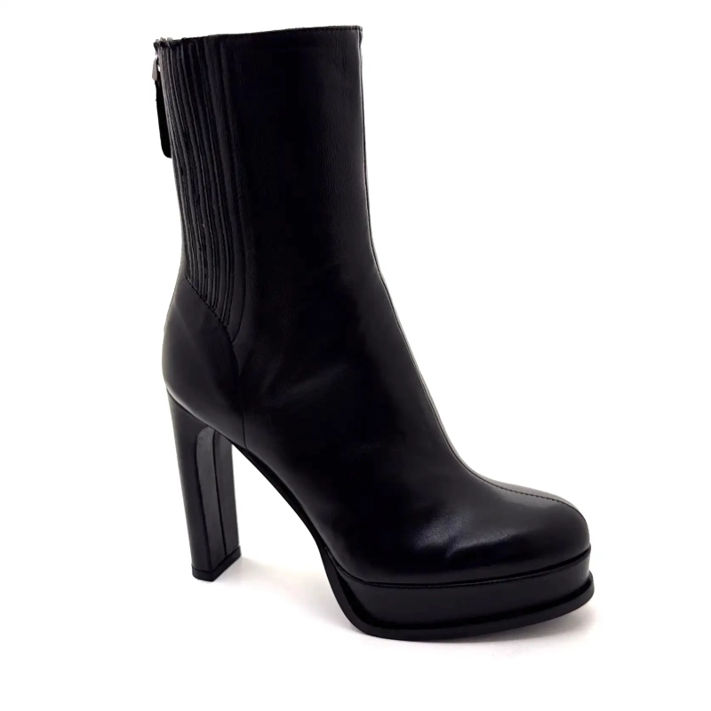 Chantal 2817-326 Μαύρο Δέρμα Ivoire Chaussures