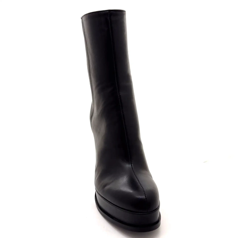 Chantal 2817-326 Czarna skóra Ivoire Chaussures