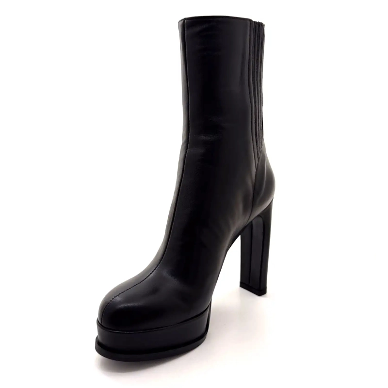 Chantal 2817-326 Μαύρο Δέρμα Ivoire Chaussures