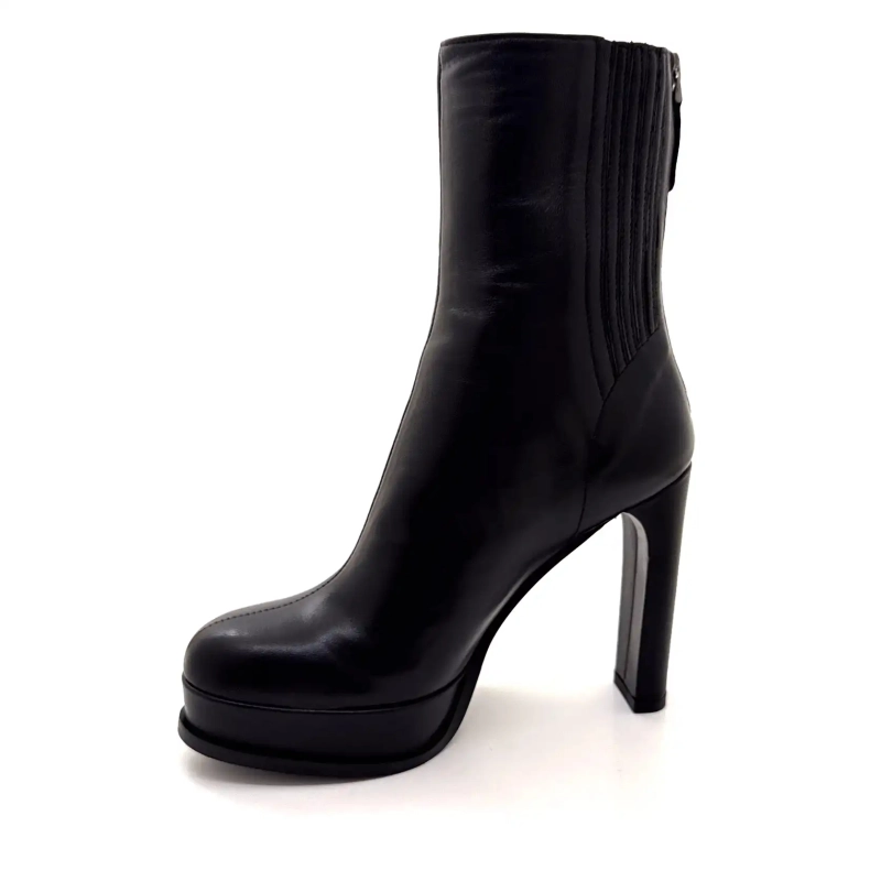 Chantal 2817-326 Zwart Leer Ivoire Chaussures