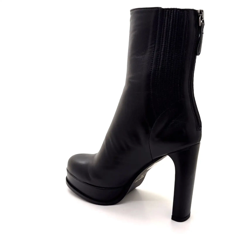 Chantal 2817-326 Cuir Noir Ivoire Chaussures