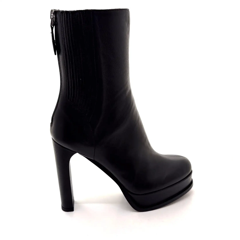 Chantal 2817-326 Zwart Leer Ivoire Chaussures