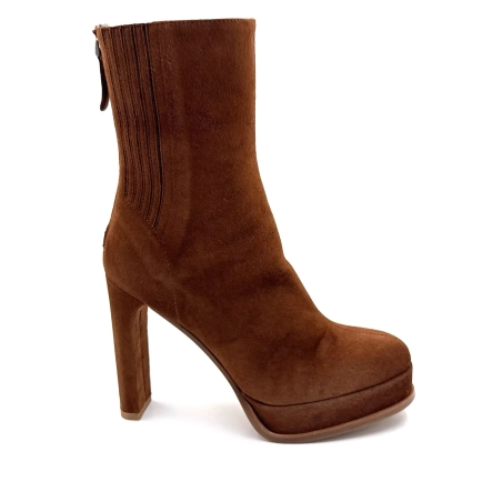 Chantal 2817-326 Ciocolată Daim Ivoire Chaussures