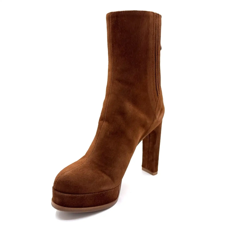 Chantal 2817-326 Daim Sjokolade Ivoire Chaussures