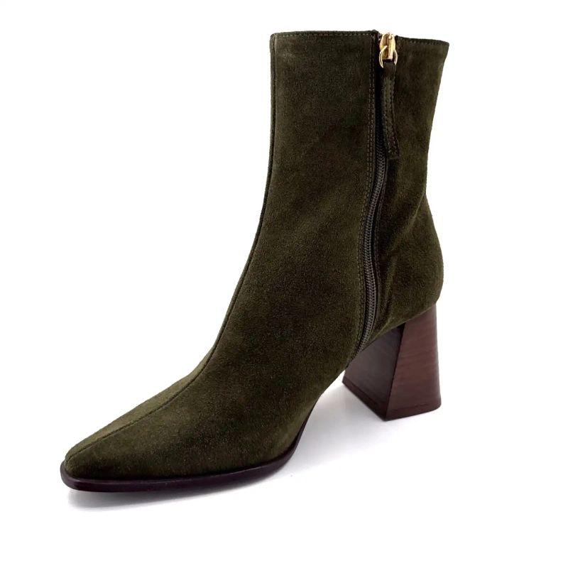 Angel Alarcon 25572 Suede Thyme Ivoire Chaussures