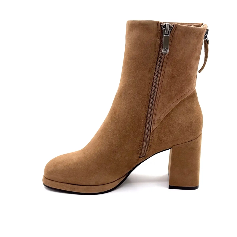 Regarde Le Ciel Analisa 02 Daim Fango Ivoire Chaussures