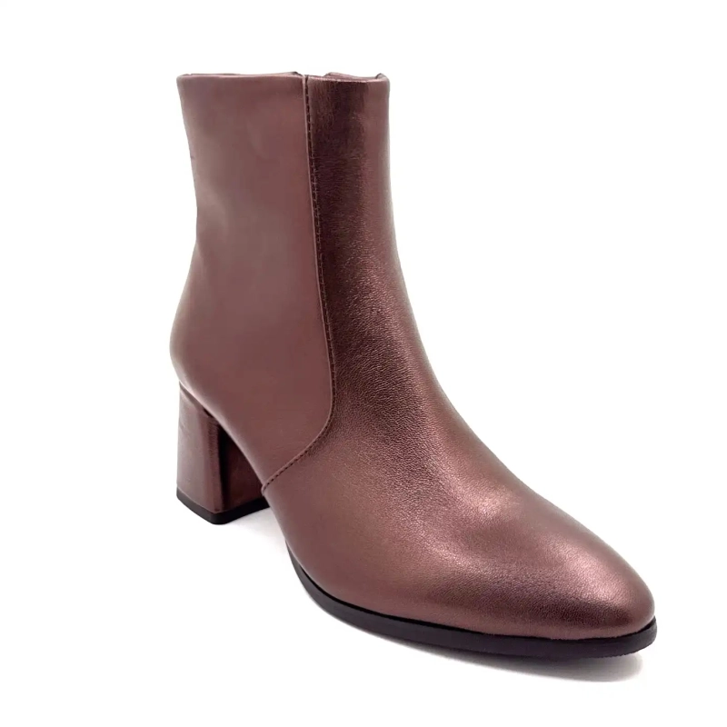 Regarde Le Ciel Millie-01 Bronze Læder Ebano Ivoire Chaussures