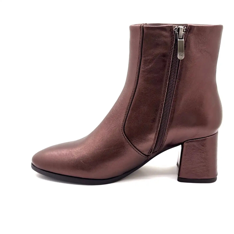 Regarde Le Ciel Millie-01 bronz bőr ebano cipőt Ivoire Chaussures