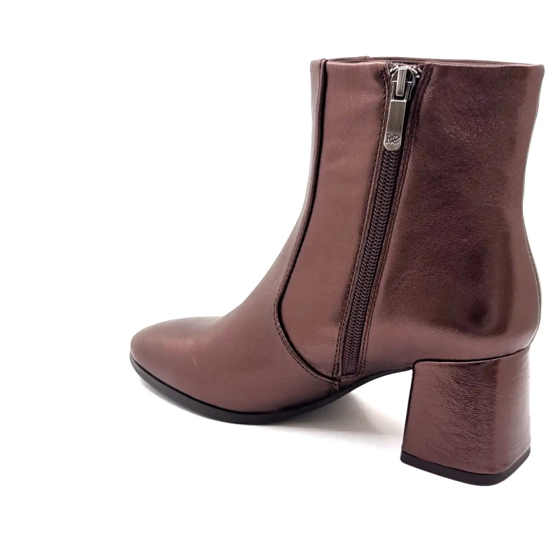 Regarde Le Ciel Millie-01 Brons Läder Ebano Ivoire Chaussures