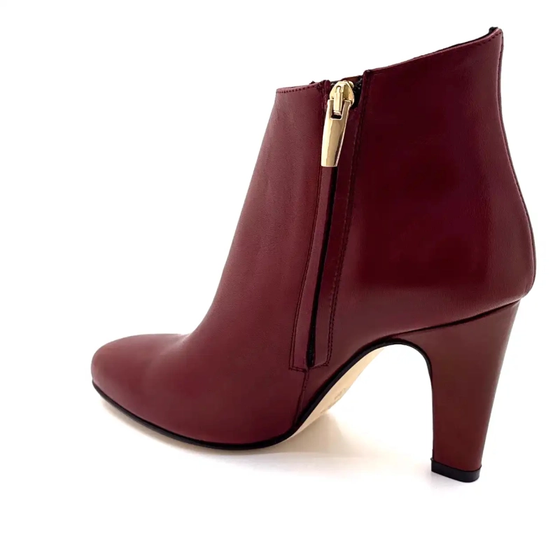Couro Ivoire Elise Bordeaux Ivoire Chaussures