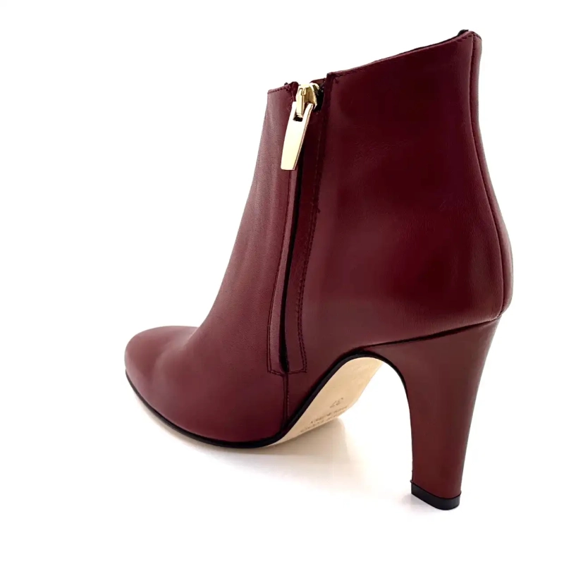 Ivoire Elise Bordeaux-skinn Ivoire Chaussures