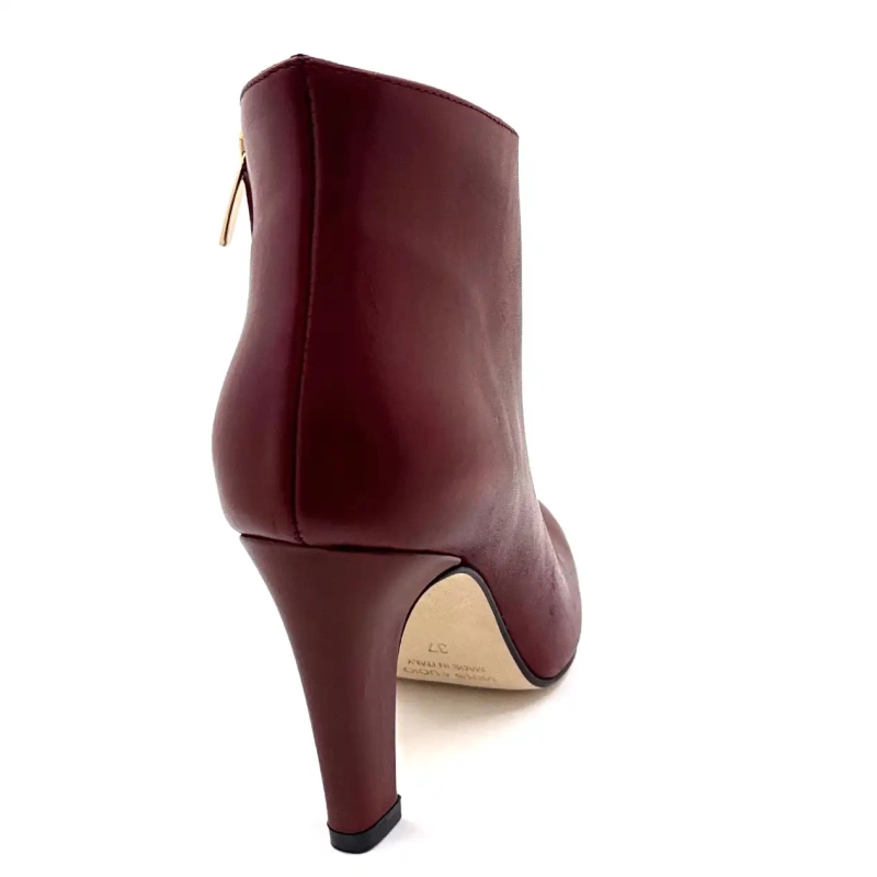 Couro Ivoire Elise Bordeaux Ivoire Chaussures