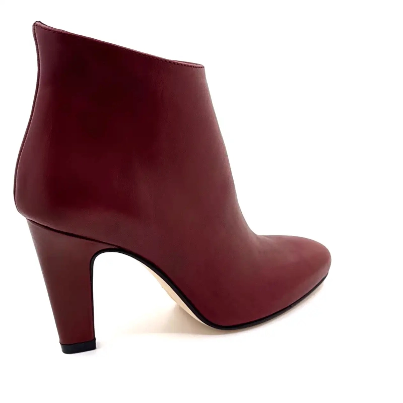 Ivoire Elise Cuir Bordeaux Ivoire Chaussures
