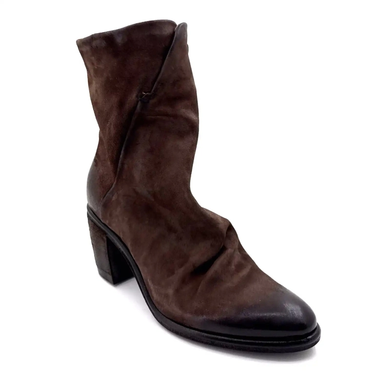 AS98 B82209 Leather Wash Ebano Ivoire Chaussures