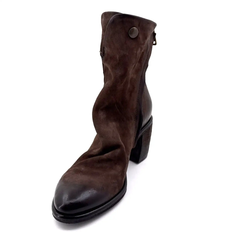 AS98 B82209 Lavaggio Pelle Ebano Ivoire Chaussures