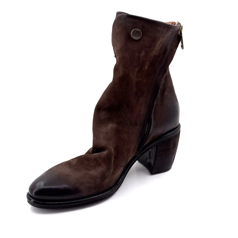 AS98 B82209 Cuir Wash Ebano Ivoire Chaussures