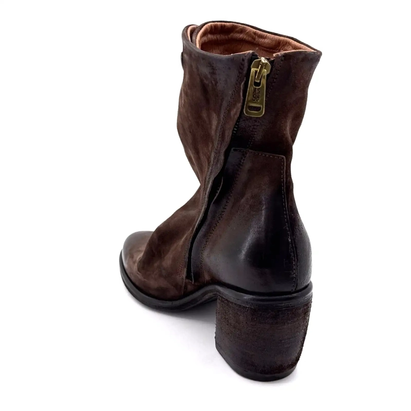 AS98 B82209 Lavaggio Pelle Ebano Ivoire Chaussures